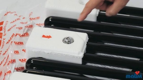 Распаковка и комплектация радиатора IRSAP TESI