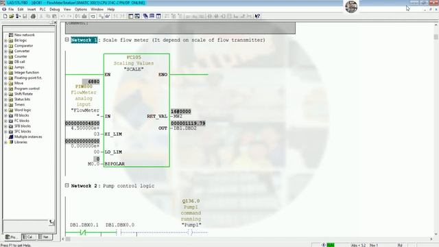 SIMATIC Manager| WinCC Flexible 2008 SP5| S7-300 PLC| Analog input flow totalizer programming смотреть онлайн