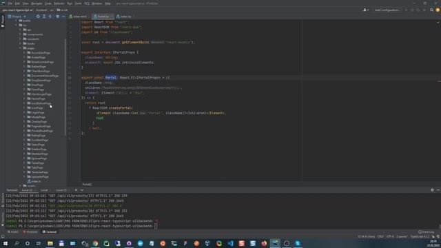 React JS Typescript Portal (Порталы) смотреть онлайн