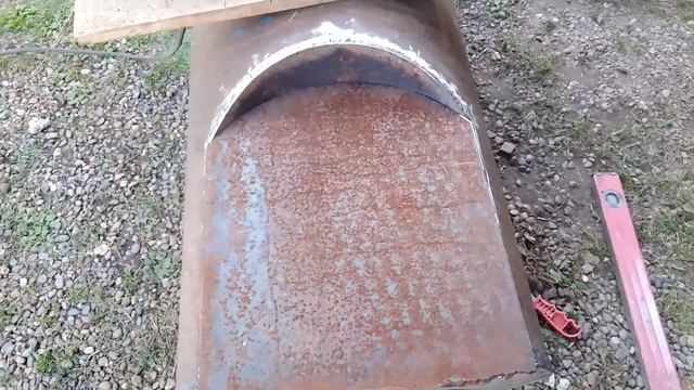 Печь в баню из трубы. смотреть онлайн