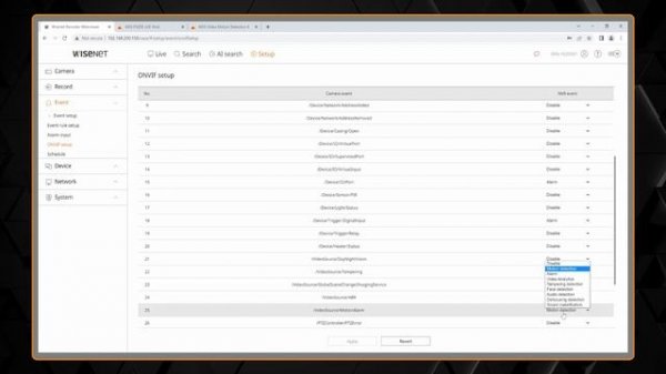 Wisenet NVR: Adding Third Party Cameras (ONVIF & RTSP)