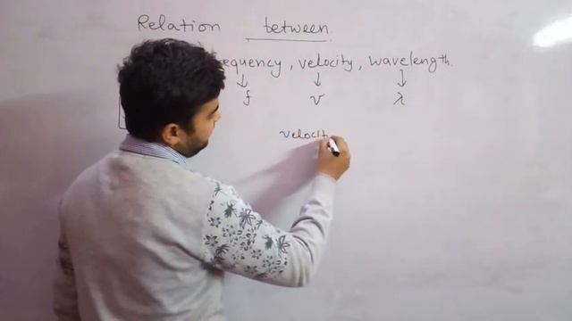 Relationship between velocity, wavelength, frequency. fiziks.live смотреть онлайн