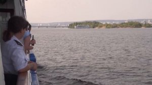 Речная прогулка по Волге на теплоходе в г Саратов  27 07 2023