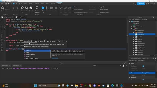 How to make an Enemy NPC/AI in Roblox! (Roblox Studio Scripting Tutorial 2023) смотреть онлайн