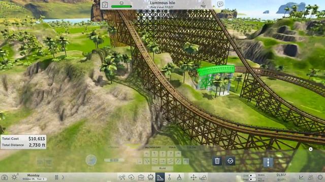 RollerCoaster Tycoon World Gameplay Episode 2 Building the Lightning Coaster NEW смотреть онлайн