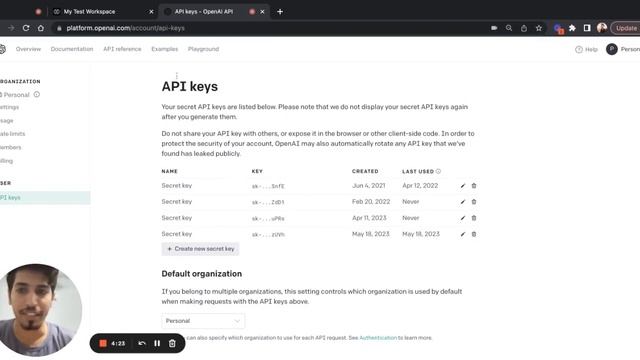 How to Retrieve OpenAI API Key смотреть онлайн