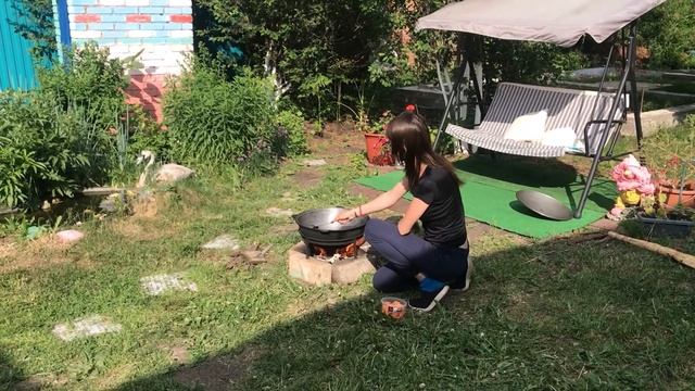 ШУРПА в казане на костре смотреть онлайн