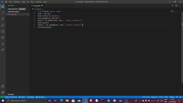 How to Make GUIs for Python Apps | Episode 2: Tkinter Labels смотреть онлайн