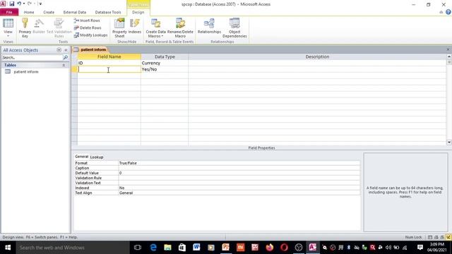 Create a database in Access to store the patient info. with the required fields .CA EXP5 смотреть онлайн