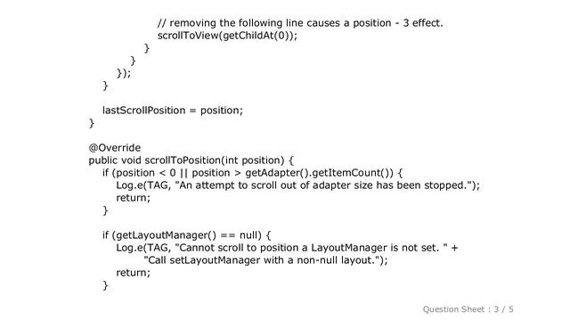 Android : RecyclerView - Scroll To Position Not Working Every Time смотреть онлайн