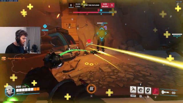 DAFRAN BRIGITTE GAMEPLAY - OVERWATCH 2 SEASON 6 TOP 500 смотреть онлайн