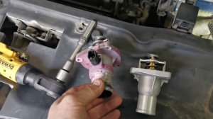 Опель Мокка  1,8л АКПП ошибка P00B7, установка холодного термостата на 92гр с прошивкой Мокка Drive