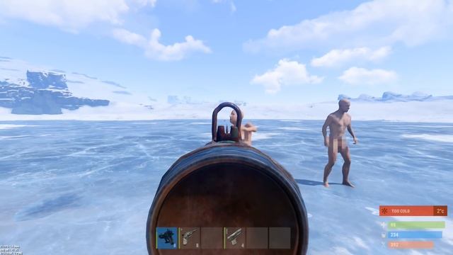 Rust - Гвоздомёт в игре! Первый обзор! смотреть онлайн