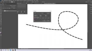 Как сделать пунктирную кривую линию в Фотошопе !