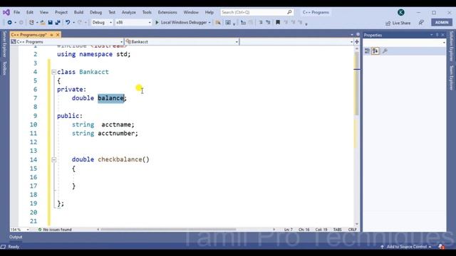 27. Access Specifiers in C++ in Tamil || Tamil Pro Techniques|| смотреть онлайн