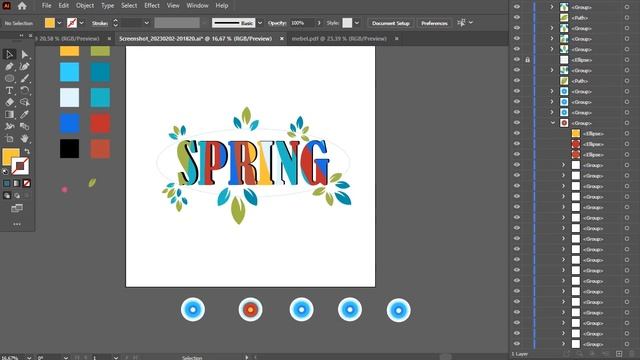 How to draw spring in Adobe Illustrator / Как нарисовать весну в Adobe Illustrator смотреть онлайн