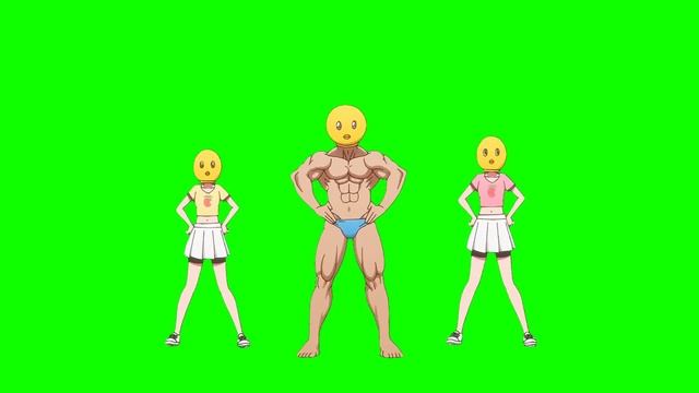 Oshi no Ko Muscle dance Green Screen смотреть онлайн
