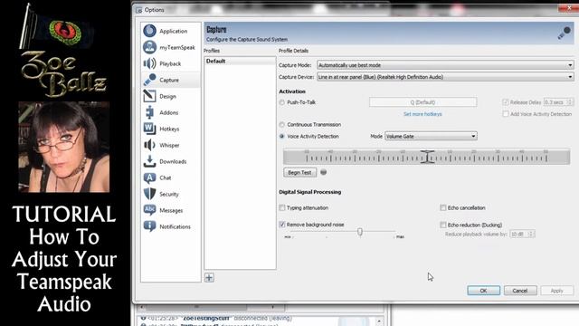 Teamspeak 3 Tutorial - How to Adjust Your Audio Settings смотреть онлайн