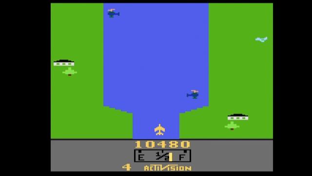 River Raid (Atari 2600) - Review & Gameplay смотреть онлайн