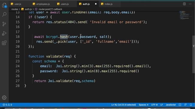 55 Node js Developer | Authentication User login смотреть онлайн