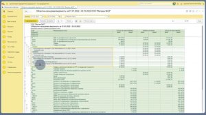 Настройка оборотно-сальдовой ведомости - 1С