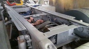 # Пескоструйная очистка и покраска рамы Скания