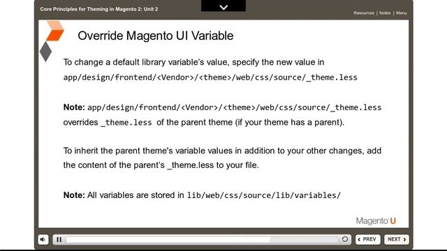 CHAPTER 1.2 CORE PRINCIPLES OF THEMING IN MAGENTO 2 смотреть онлайн
