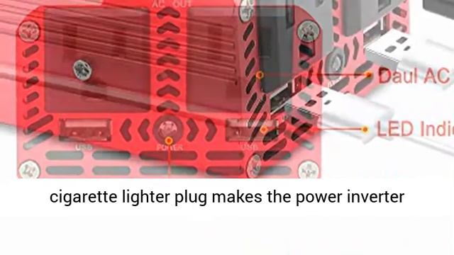 LVYUAN 150W Power Inverter DC 12V to 110V AC Car Inverter Converter with 3.1A Dual USB - Overview смотреть онлайн