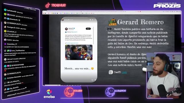ABBY ¡ME QUIERE SILENCIAR! | WILLYREX ¡EN TWITCH! | IBAI ¡RESPONDE POLEMICA con MESSI! смотреть онлайн