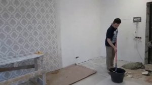 Флизелиновые обои! Клеим правильно и быстро!