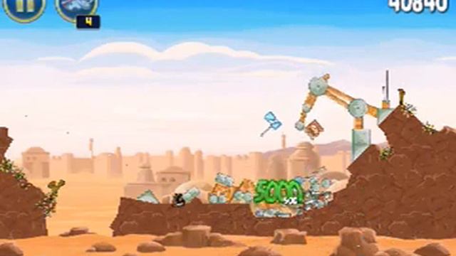 Angry Birds Star Wars 1-16 TATOOINE Walkthrough смотреть онлайн