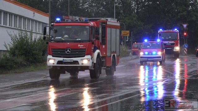 [GROßALARM NACH UNWETTER IN ERKRATH!] - Einsatzfahrt Bereitschaft 3 Der Bezirksregierung Düsseldorf