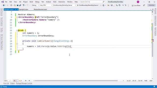 Blazor .NET 6 - Error Boundaries - UI Personalizado para Errores - ASP.NET Core 6 смотреть онлайн
