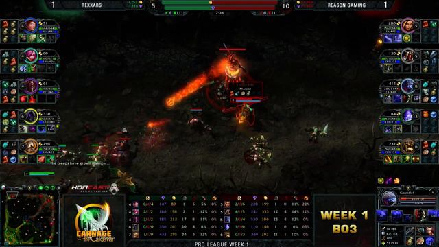 CiC Pro League Week 1 - Rea vs KNX game 3 смотреть онлайн