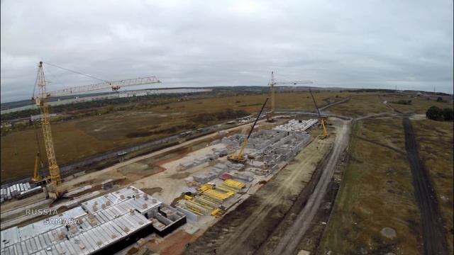 Строительство школы / Кошелев парк г.Самара #Samara смотреть онлайн