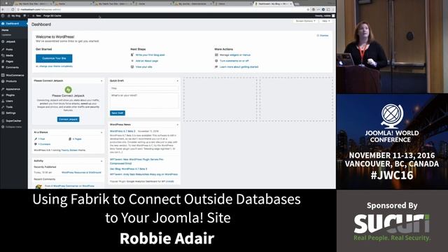 JWC 2016 - Using Fabrik to Connect Outside Databases to Your Joomla! Site - Robbie Adair смотреть онлайн