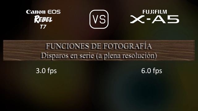 Canon EOS Rebel T7 vs. Fujifilm X-A5: Una Comparación de Especificaciones смотреть онлайн