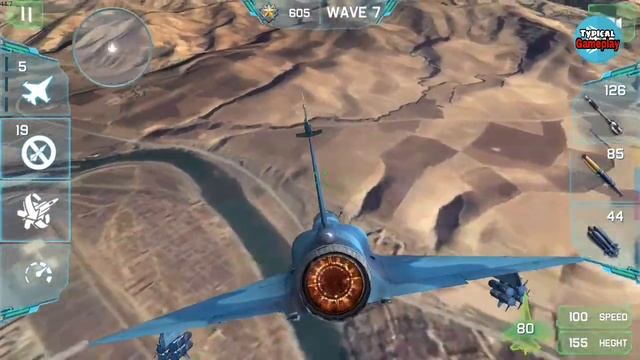 Ace Fighter Modern Air Combat Game (by Parsis Games) Typical Android Gameplay (HD). смотреть онлайн