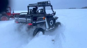 Гоняем на багги по снегу и сугробам. Вытаскиваем Ниву. Багги BMS H1. Альтернатива Aodes Desertcross