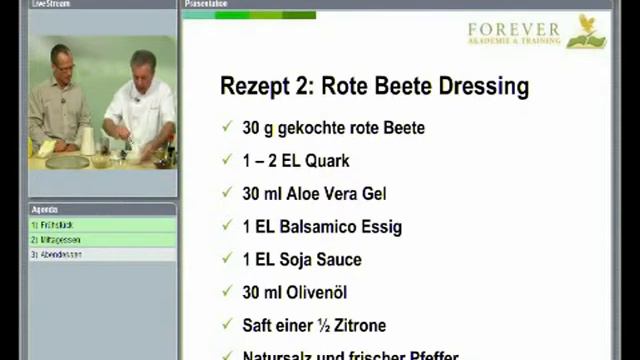 Vorspeisen mit Aloe Vera.mpg смотреть онлайн