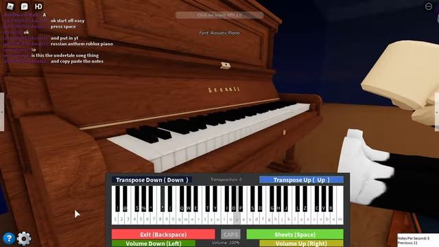 Roblox Piano (FNAF2, The Living Tombstone - It's Been So Long) смотреть онлайн