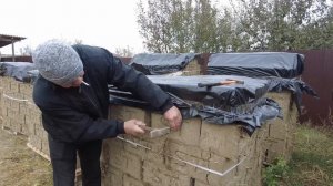 Как производится саманный блок. Большой дом из самана. И что такое саман.