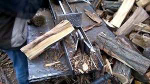 Как нарубить дрова не прилагая усилий,  заготовка дров на зиму