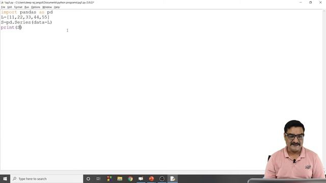 Creating Series in Pandas with List Class 12 Information Practices | Create Series from List 12th I смотреть онлайн