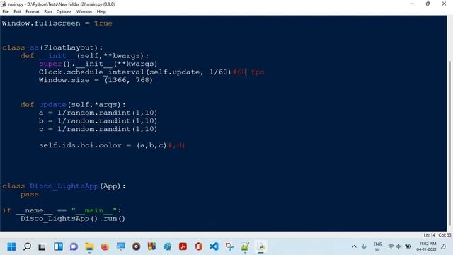 Disco Lights(Easy) Build Using Kivy Python смотреть онлайн