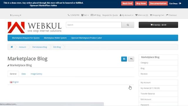 OpenCart Marketplace Blog Plugin - Overview смотреть онлайн