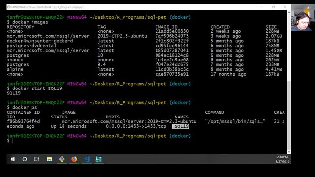 Docker and SQL Server 2019 смотреть онлайн