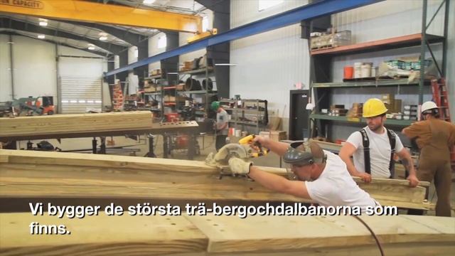 Wildfire Wooden Roller Coaster Teaser Kolmarden Sweden 2016 смотреть онлайн