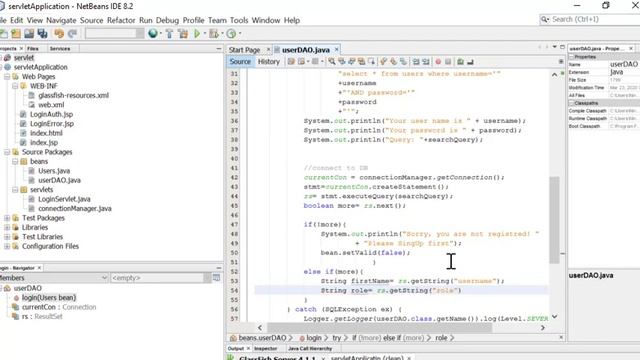 How to create Servlets for Login form and user authentication, JSP page ,MySQL database, JavaEE(01) смотреть онлайн