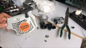 ,,Сложный,,ремонт почти новой бензо_пилы MS-211 Штиль.